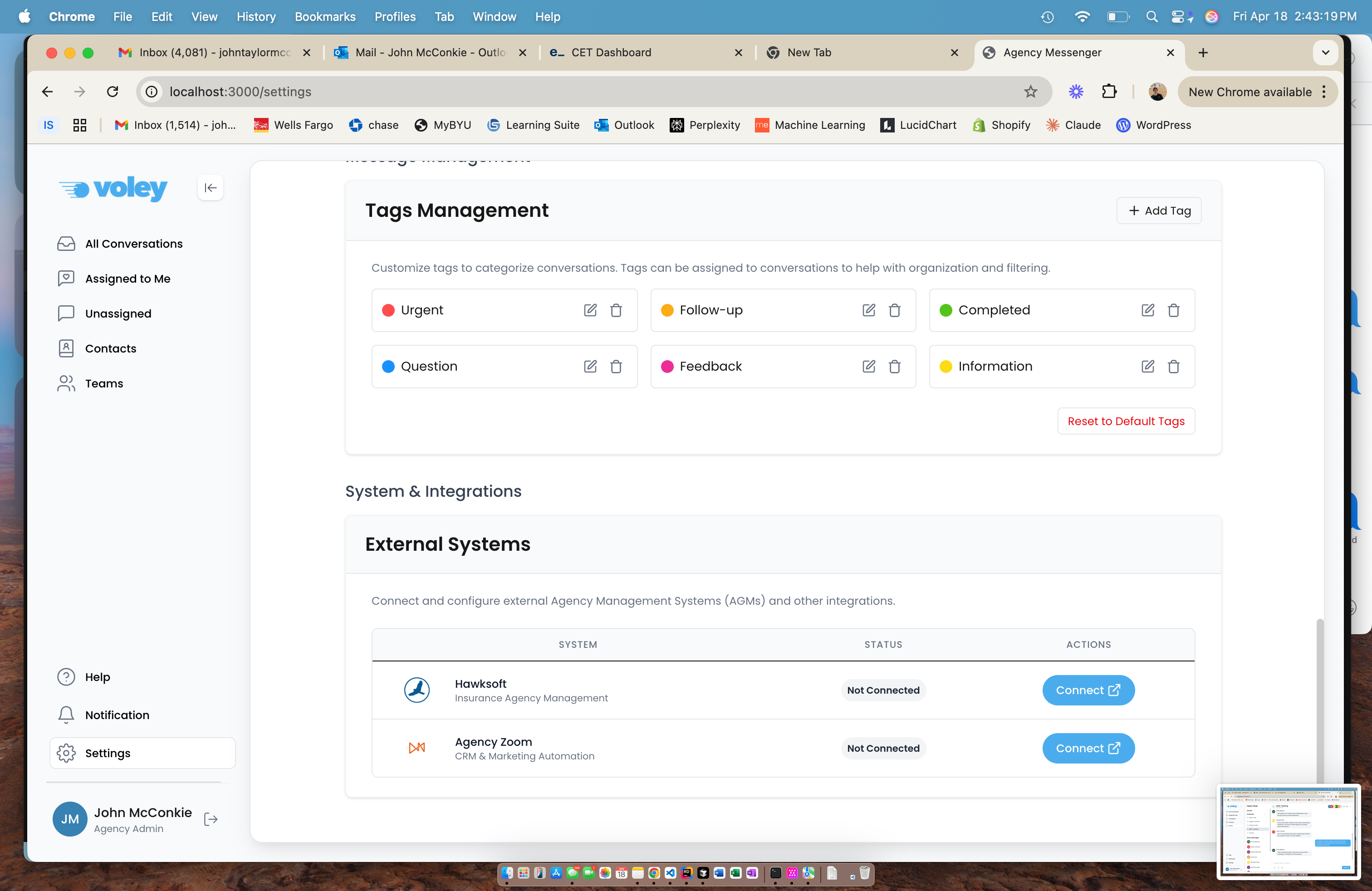 CRM Integration Feature
